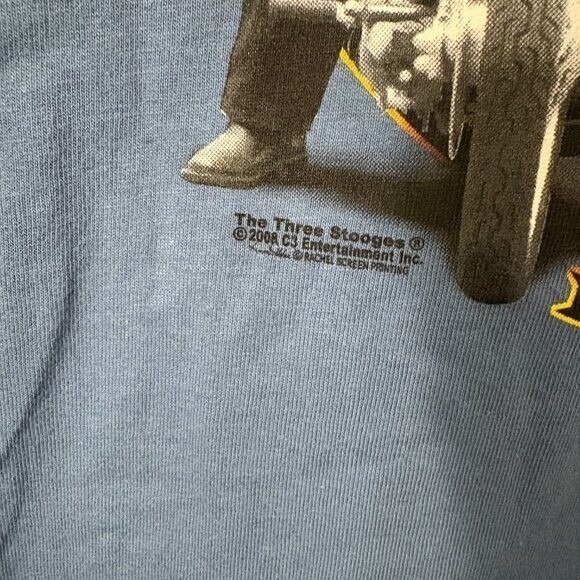 The Three Stooges Knuckleheads Crew Neck Vintage 2008 Short Sleeve T-shirt 2XL - Picture 6 of 7